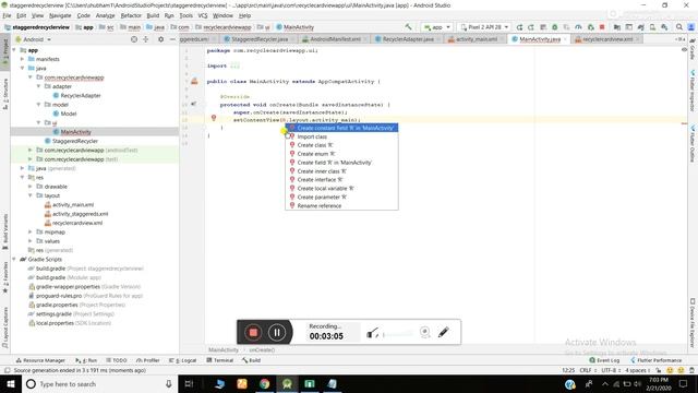 Recyclerview OnClicklistener смотреть онлайн