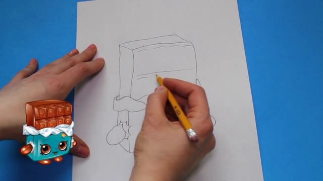 How to Draw Shopkins Season 1 "Cheeky Chocolate" Step By Step Easy смотреть онлайн