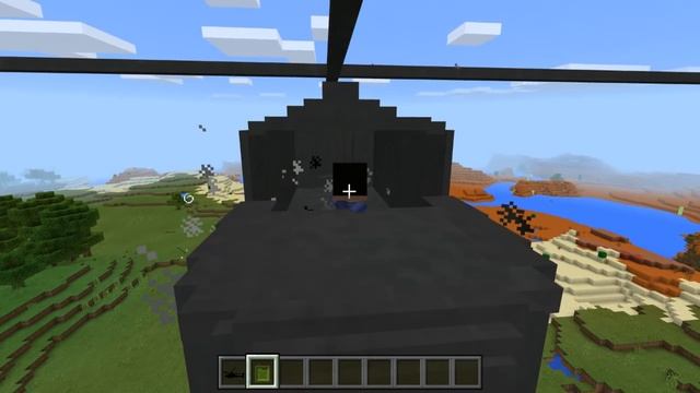 Flying a Helicopter in Minecraft Pocket Edition (Minecraft Addon) смотреть онлайн