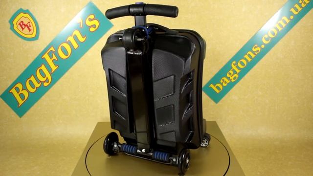 Чемодан-самокат 777 чёрный (6138) смотреть онлайн