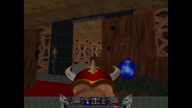Heretic - "The Dome of D'Sparil" (3rd episode) on max difficulty (100% kills/secrets) смотреть онлайн