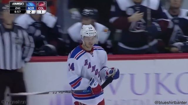 Rangers at Avalanche - 11/6/15 - Oscar Lindberg goal смотреть онлайн