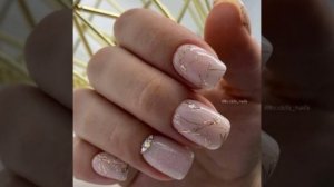 Потрясающий маникюр на короткие ногти! Зимний дизайн ногтей!