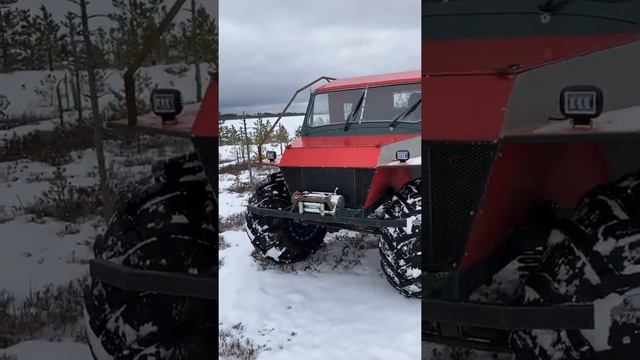 ВЕЗДЕХОД 4х4.ОБЗОР КРАТКИЙ...на рыбалку!!! Вездеход «огонёк» смотреть онлайн