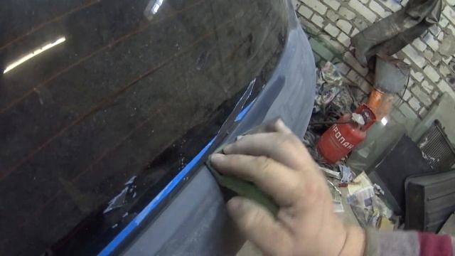 Ремонт альмеры. Подготовка к покраске. Покраска. смотреть онлайн