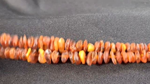 Бусы из необработанного янтаря   №1 Лечебный янтарь