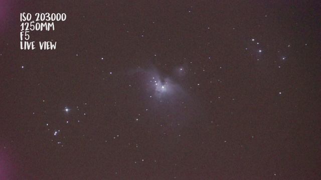 Orion Nebula through my Telescope | Deep Sky Live View смотреть онлайн