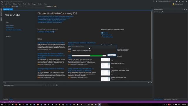 Python Tutorial for Beginners: Install for Visual Studio 2015 смотреть онлайн