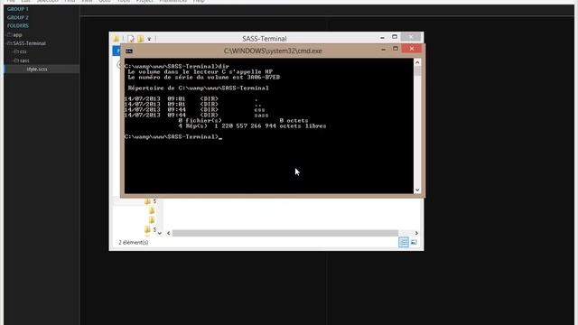 Installer Ruby Sass et Compass avec le terminal Windows смотреть онлайн