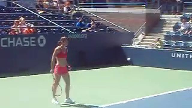 Andrea Petkovic 2011 US Open Practice смотреть онлайн
