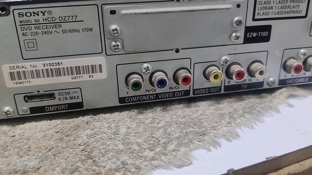 Sony dav- dz777 Home THEATER | Sony DVD Player With 5.1 Home Theater | Vels Tv смотреть онлайн