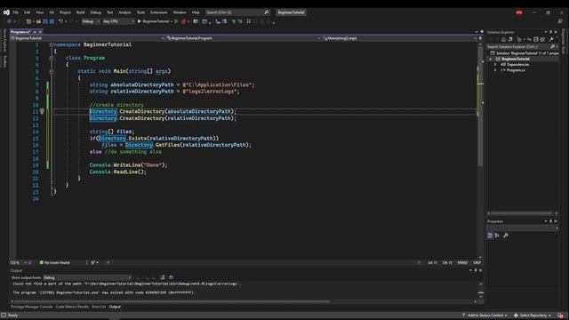 C# Tutorial for Beginners #35 - Directory смотреть онлайн