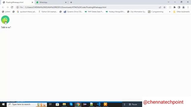 How To Add WhatsApp To Your Website/HTML Page смотреть онлайн