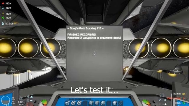 space engineers HOWTO | Spug's autodock2 demo tutorial смотреть онлайн