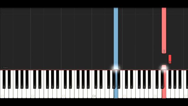 Bendy and the ink machine Chapter 5 Credits Theme (SLOW EASY PIANO TUTORIAL) смотреть онлайн