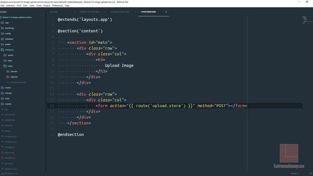06 - HTML Layout of Upload Form смотреть онлайн