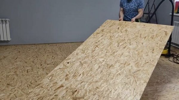 Выравнивание пола осб плитой / как уложить ламинат на деревянный пол