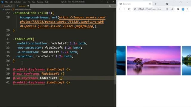 HTML & CSS - How to Create a Fade-in Animation for a Div Element on Scroll - Part 1 смотреть онлайн