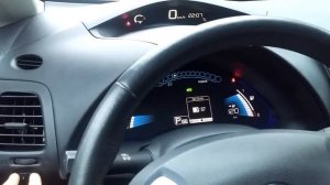 Настройка часов Nissan Leaf старая магнитола.