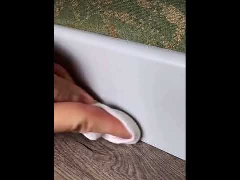 Маскировка уровень «Бог». Стыкуем плинтуса с помощью воскового мелка смотреть онлайн