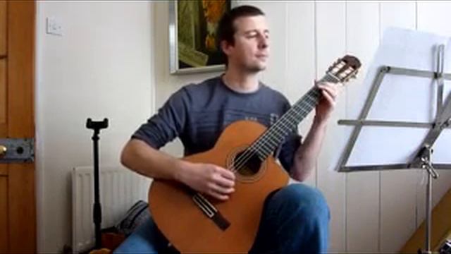 Godfather theme with tab (onscreen) - acoustic guitar смотреть онлайн