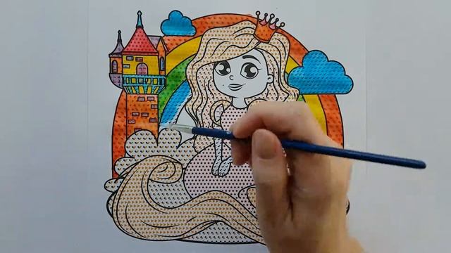 Disney Tangled Rapunzel / coloring / Дисней Рапунцель раскраска смотреть онлайн