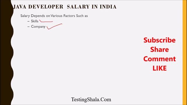 java developer salary in India | software engineer | fresher | experienced | testingshala | skills смотреть онлайн
