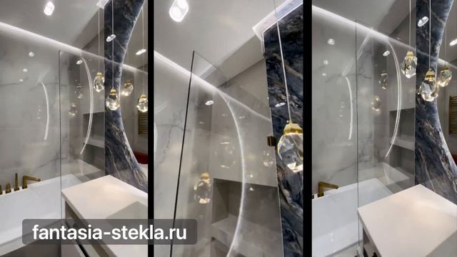 Великолепное душевое ограждение от компании Фантазия Стекла смотреть онлайн