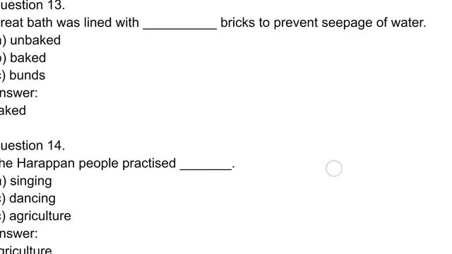 Maharashtra Board  Class 6 History Solutions  Chapter 3 The Harappan Civilization смотреть онлайн
