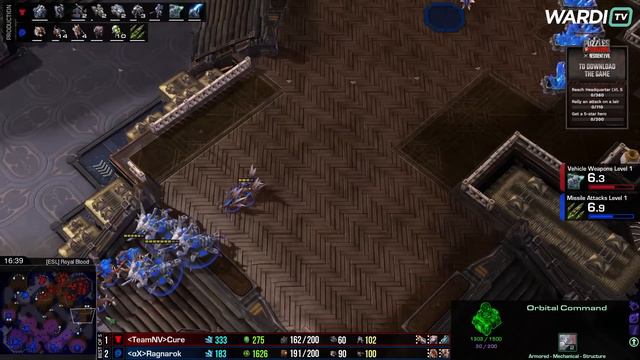 Cure vs RagnaroK (TvZ) - WardiTV Korean Royale Playoffs [StarCraft 2] смотреть онлайн