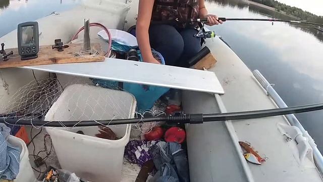 Обзор рыбных мест 17 08 2019 г №66 р Иртыш г Омск Рыбалка спиннингом, троллинг в зат СРЗ смотреть онлайн