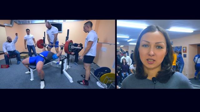 С жимом лежа в Новый год! Мини-интервью смотреть онлайн