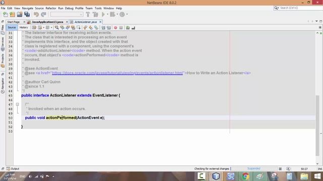 31- تعريف الاحداث ActionListener смотреть онлайн