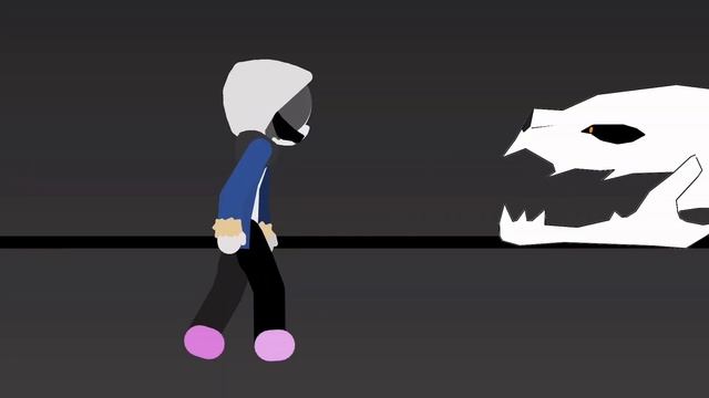 HardTale Sans vs LastGenocide Dust Sans - Stick Nodes Undertale Animation смотреть онлайн
