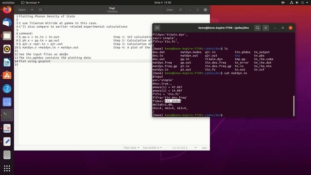 Plotting Phonon Density of States (Quantum Espresso) смотреть онлайн