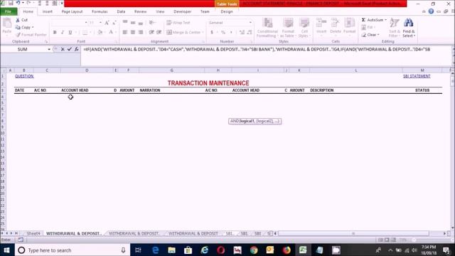 How to prepare Automated Bank Account Statement in excel spread sheet @myesheet смотреть онлайн