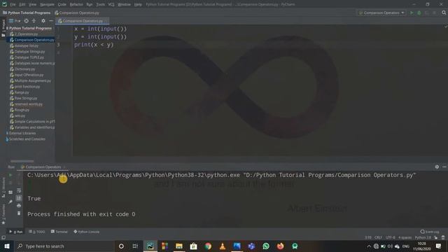 18-PYTHON TUTORIAL SERIES(CODE-DECODE) | OPERATORS INTRODUCTION | COMPARISON OPERATORS смотреть онлайн