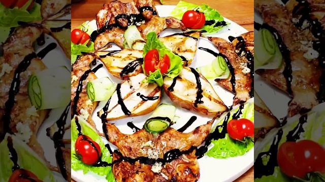 РЕЦЕПТ ПЕРЕПЕЛКА ТАПАКА НА ГРИЛЕ С ПЕЧЕНОЙ ГРУШЕЙ И ПОМИДОРКАМИ ЧЕРРИ СЮФ КРАСНОДАРСКИЙ смотреть онлайн