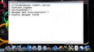 как настроить  radmin server v 3.4.avi