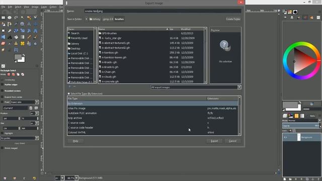 Creating Custom Brushes In Gimp (smoke Brush ) смотреть онлайн