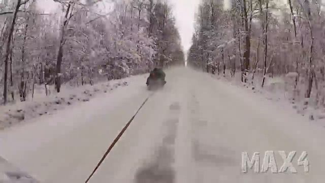 MAX 4 - 155 кмч на санях смотреть онлайн
