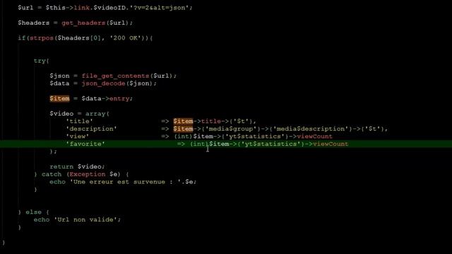 [PHP][TUTO FR] Récupérer les informations d'une vidéo YouTube API смотреть онлайн
