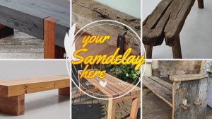 Лавки и скамейки из дерева