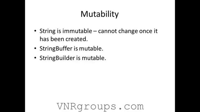 Java Tutorial String, StringBuffer and StringBuilder1 смотреть онлайн