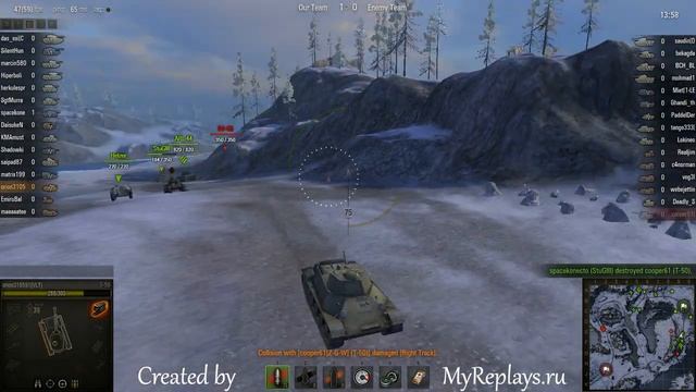 WOT: Arctic Region - T-50 смотреть онлайн