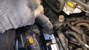 Термостат замена.Ситроен жумпер-jumper, Пежо боксер.