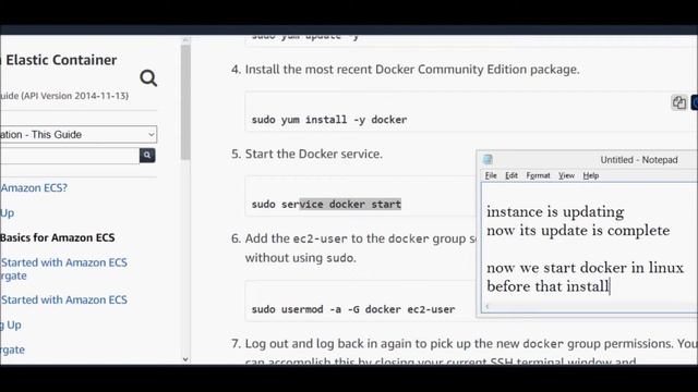 AWS Docker service смотреть онлайн