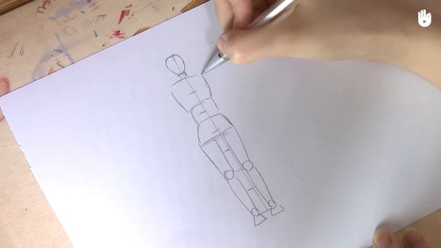 Как нарисовать человека в разных позах: Основы смотреть онлайн