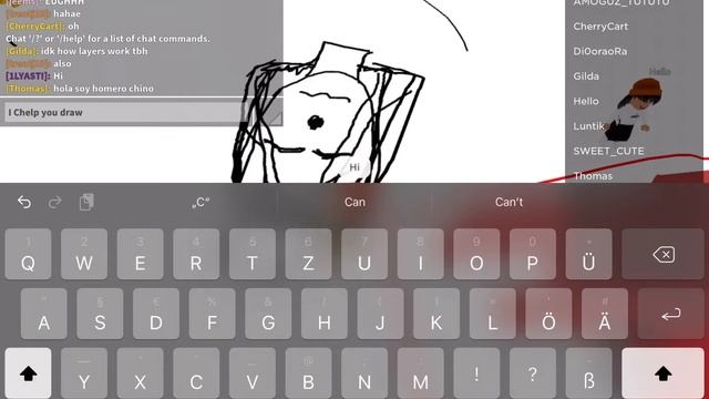 Destroying peoples art in roblox free draw 2 (joke) #roblox смотреть онлайн