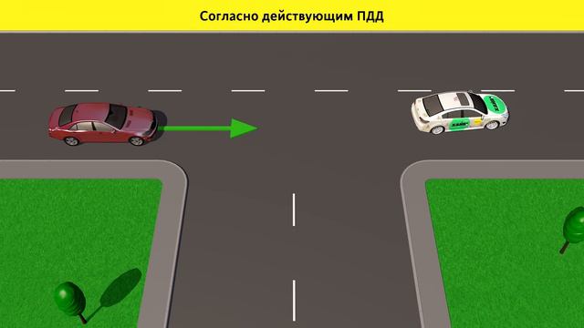 Курсы ПДД : Проезд Т-образных перекрестков. смотреть онлайн